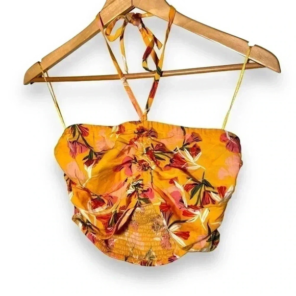 NWT ROXY ISLAND HOPS HALTER TUBE TOP BOHO M - Picture 3 of 8